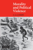 Book cover of Morality and Political Violence