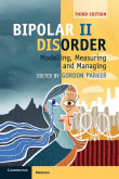 Book cover of Bipolar II Disorder: Modeling, Measuring, and Managing