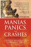 Book cover of Manias, Panics, and Crashes: A History of Financial Crises