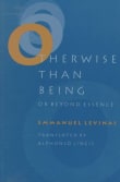 Book cover of Otherwise Than Being or Beyond Essence