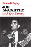 Book cover of Joe McCarthy And The Press