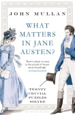 Book cover of What Matters in Jane Austen? Twenty Crucial Puzzles Solved