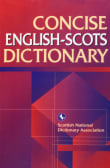 Book cover of Concise English-Scots Dictionary