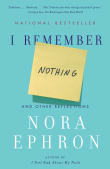 Book cover of I Remember Nothing: And Other Reflections