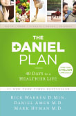 Book cover of The Daniel Plan: 40 Days to a Healthier Life