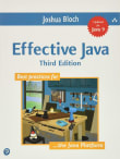 Book cover of Effective Java