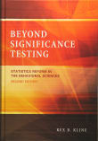 Book cover of Beyond Significance Testing