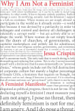 Book cover of Why I Am Not A Feminist: A Feminist Manifesto