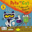 Book cover of Pete the Cat and the Supercool Science Fair