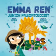 Book cover of Emma Ren Junior Paleontologist