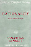 Book cover of Rationality: An Essay Towards Analysis