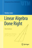 Book cover of Linear Algebra Done Right