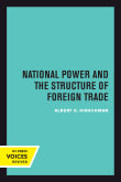 Book cover of National Power and the Structure of Foreign Trade