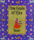 Book cover of One Grain of Rice: A Mathematical Folktale