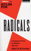 Book cover of Rules for Radicals: A Pragmatic Primer for Realistic Radicals