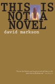 Book cover of This Is Not a Novel