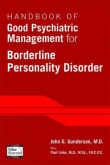 Book cover of Handbook of Good Psychiatric Management for Borderline Personality Disorder