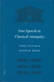 Book cover of Free Speech in Classical Antiquity
