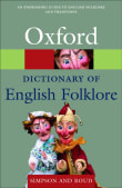 Book cover of A Dictionary of English Folklore