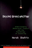 Book cover of Beyond Greed and Fear: Understanding Behavioral Finance and the Psychology of Investing