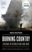 Book cover of Burning Country: Syrians in Revolution and War