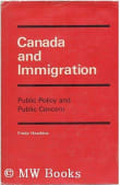 Book cover of Canada and immigration: Public policy and public concern