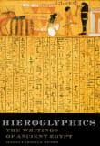 Book cover of Hieroglyphics: The Writings of Ancient Egypt