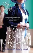 Book cover of First Comes Marriage