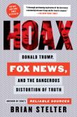 Book cover of Hoax: Donald Trump, Fox News, and the Dangerous Distortion of Truth