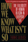 Book cover of How We Know What Isn't So