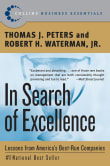 Book cover of In Search of Excellence: Lessons from America's Best-Run Companies