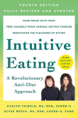 Book cover of Intuitive Eating,  A Revolutionary Anti-Diet Approach