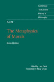 Book cover of Kant: The Metaphysics of Morals