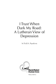 Book cover of I Trust When Dark My Road: A Lutheran View of Depression