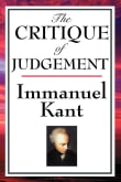 Book cover of The Critique of Judgement