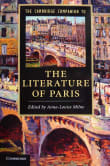 Book cover of The Cambridge Companion to the Literature of Paris