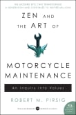 Book cover of Zen and the Art of Motorcycle Maintenance: An Inquiry Into Values