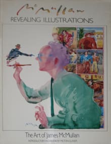 Book cover of Revealing Illustrations: The Art of James McMullan