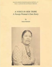 Book cover of A Voice In Her Tribe: A Navajo Woman's Own Story