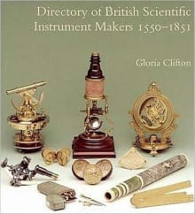 Book cover of Directory of British Scientific Instrument Makers, 1550-1851