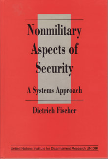 Book cover of Nonmilitary Aspects of Security: A Systems Approach