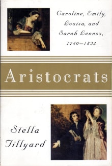 Book cover of Aristocrats: Caroline, Emily, Louisa, and Sarah Lennox, 1740-1832