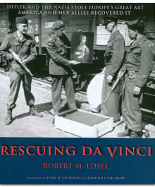 Book cover of Rescuing Da Vinci: Hitler and the Nazis Stole Europe's Great Art - America and Her Allies Recovered It