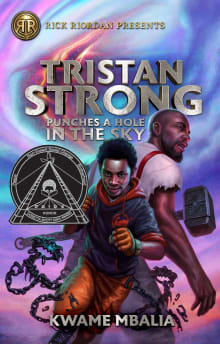 Book cover of Tristan Strong Punches a Hole in the Sky