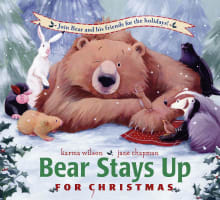 Book cover of Bear Stays Up for Christmas