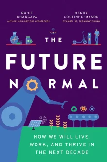Book cover of The Future Normal: How We Will Live, Work and Thrive in the Next Decade