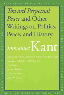 Book cover of Toward Perpetual Peace and Other Writings on Politics, Peace, and History
