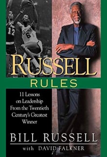 Book cover of Russell Rules: 11 Lessons on Leadership From the Twentieth Century's Greatest Winner