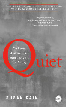 Book cover of Quiet: The Power of Introverts in a World That Can't Stop Talking