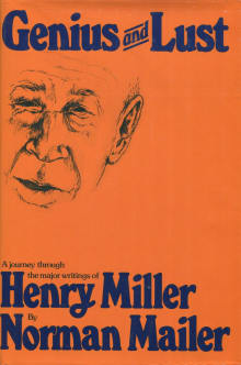 Book cover of Genius and Lust: A Journey Through the Major Writings of Henry Miller
